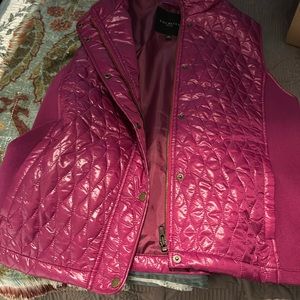 Talbots fuschia vest